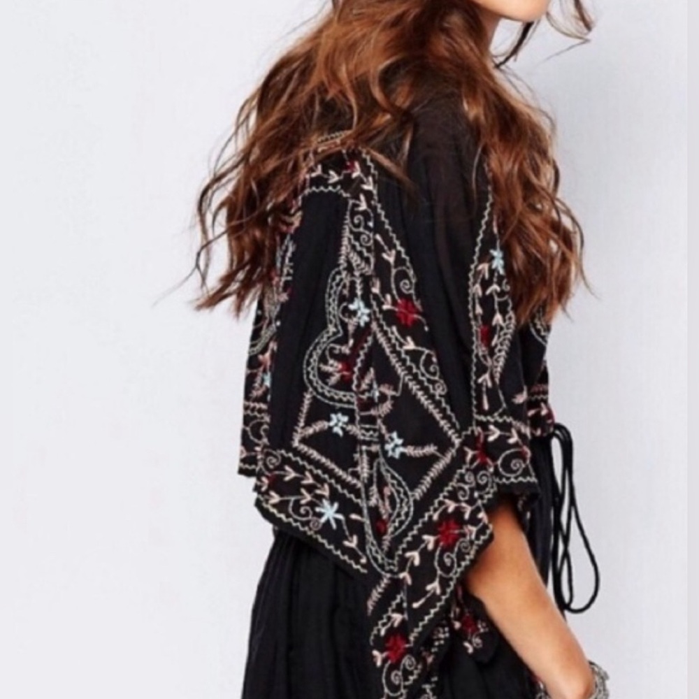 Free People Batiste Frida Embroidered Dress Size Small - Picture 5 of 11